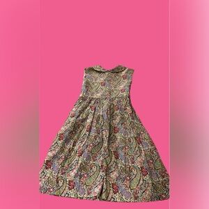 Classic Child Girls Cotton Paisley Print
Dress...Size 6